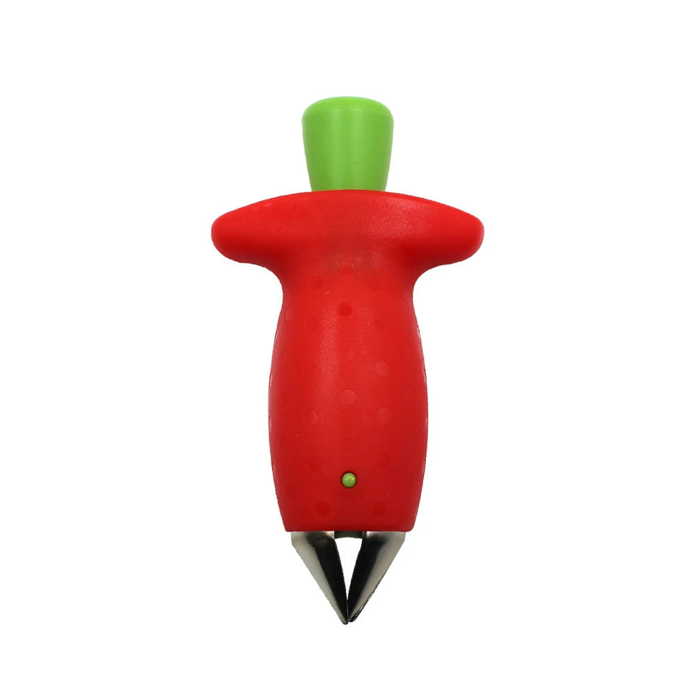 

Strawberry Corer Fruit Leaf Remover Strawberry Huller Metal Tomato Stalks Plastic Remover Gadget Strawberry Hullers Kitchen Tool