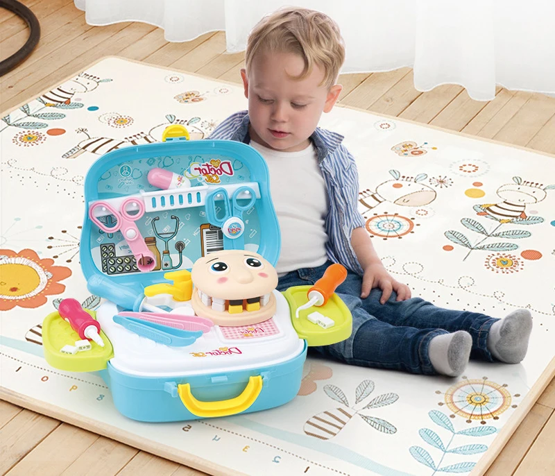Игрушка для дома, моделирование чемодана, игрушка для приготовления пищи, кухонный инструмент, медицинский игровой набор для детей на день рождения