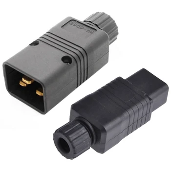 

IEC 320 C19 Female EN 60320 C19 16A 250V 20A/125V AC Power Connector & UPS Power IEC Male C20 Plug Power Cord Cable Plug