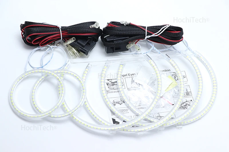Для Dodge Challenger 2008 2009 2010 2011 2012 2013 Smd комплект светодиодов «глаза ангела» отлично Ультра яркое освещение DRL