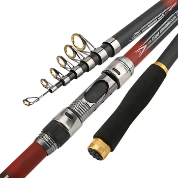 

2.1M - 3.6M Super Hard Fishing Rod EVA Handle Ultra Light Telescopic Fishing Rod Pole Feeder Distance Throwing Rod vara de pesca