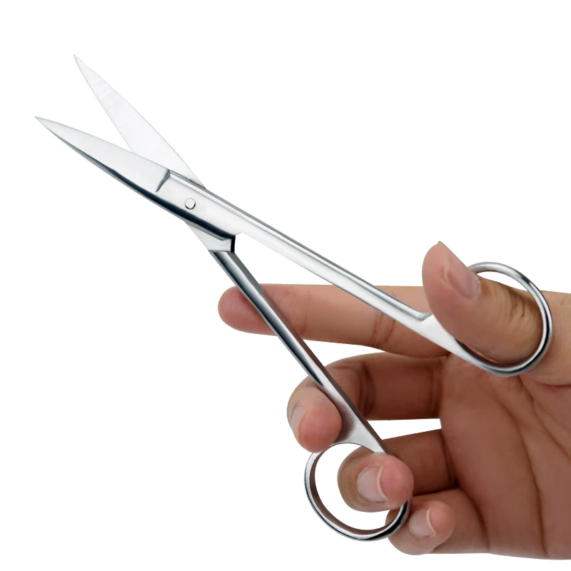 14/16/18cm Animal Veterinary Surgical Scissors Straight Curved Tip