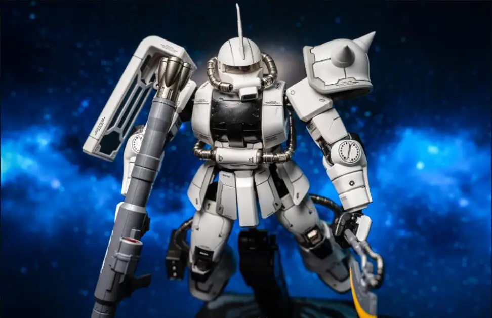 MS06J металлический солдат MS 1/100 MS-06J Zaku II Белый Огр Гандам мобильный костюм экшн набор для сборки фигурки, модель