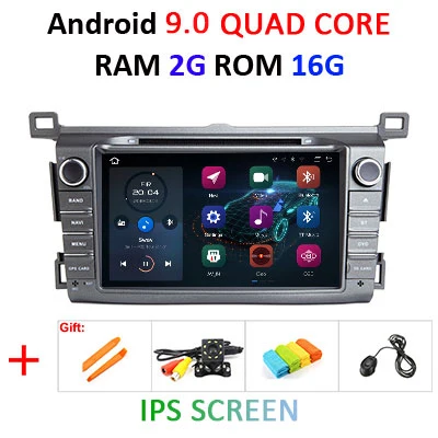 DSP ips 8 CORE 4G ram 64G Android 9,0 2 DIN Автомобильный dvd-плеер gps аудио для Toyota RAV4 Rav 4 2013- радио мультимедиа dvr obd2 - Цвет: 2G 16G IPS