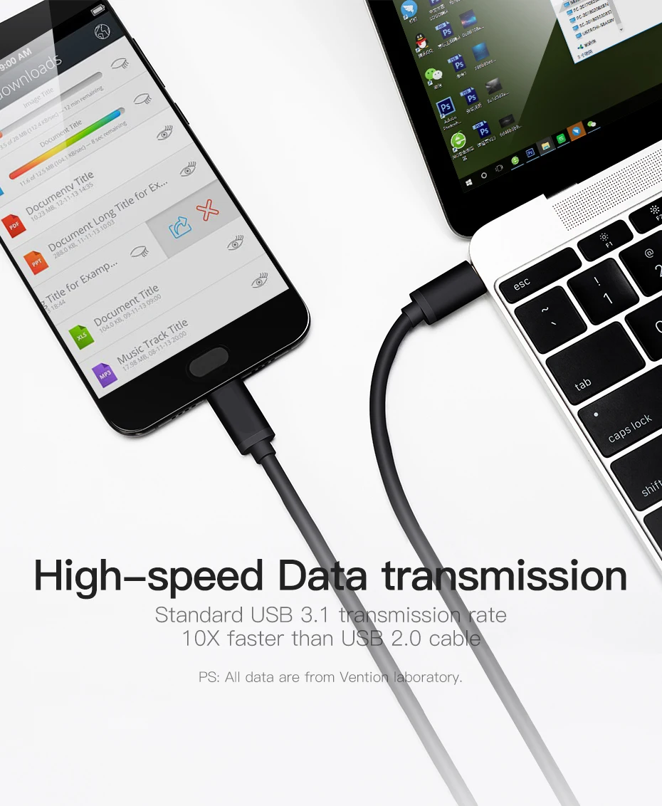 Кабель USB C к usb type C для Xiaomi Redmi Note 8 Pro Quick Charge 4,0 PD 60W быстрая зарядка для MacBook Pro Кабель зарядного устройства