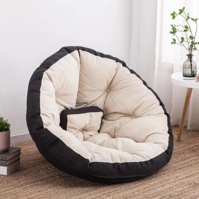 Comfortabele Luie Bank Single Bean Bag Recliner Kleine Appartement Slaapkamer Leuke Meisje Tatami Woonkamer Sofa Comfortabele Luie Bank Single Bean Bag Recliner Kleine Appartement Slaapkamer Leuke Meisje Tatami Woonkamer Sofa