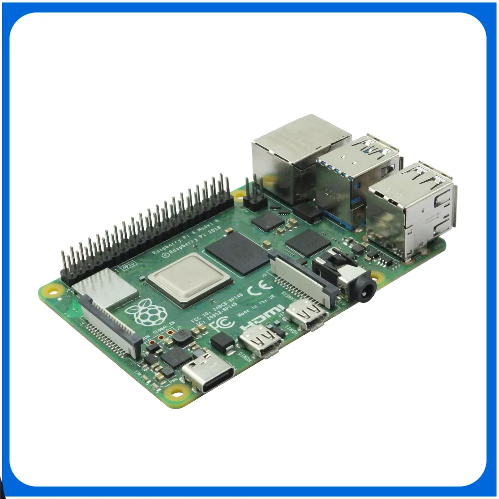 Original Raspberry Pi 4 Model B Dev Board Kit RAM 2G 4G 8G 4 Core CPU 1.5Ghz 3 Speeder Than Pi 3B+