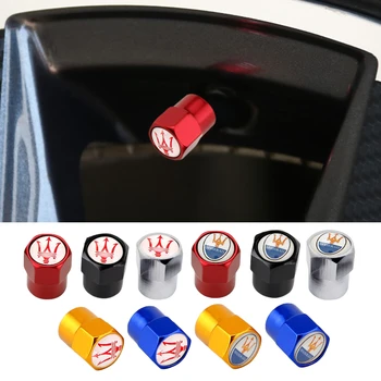 

Car Tyre Valve Caps for Maserati Logo Granturismo Ghibli Quattroporte Levante GT Gran Cabrio Reloj Ropa Coche Coupe Gransport