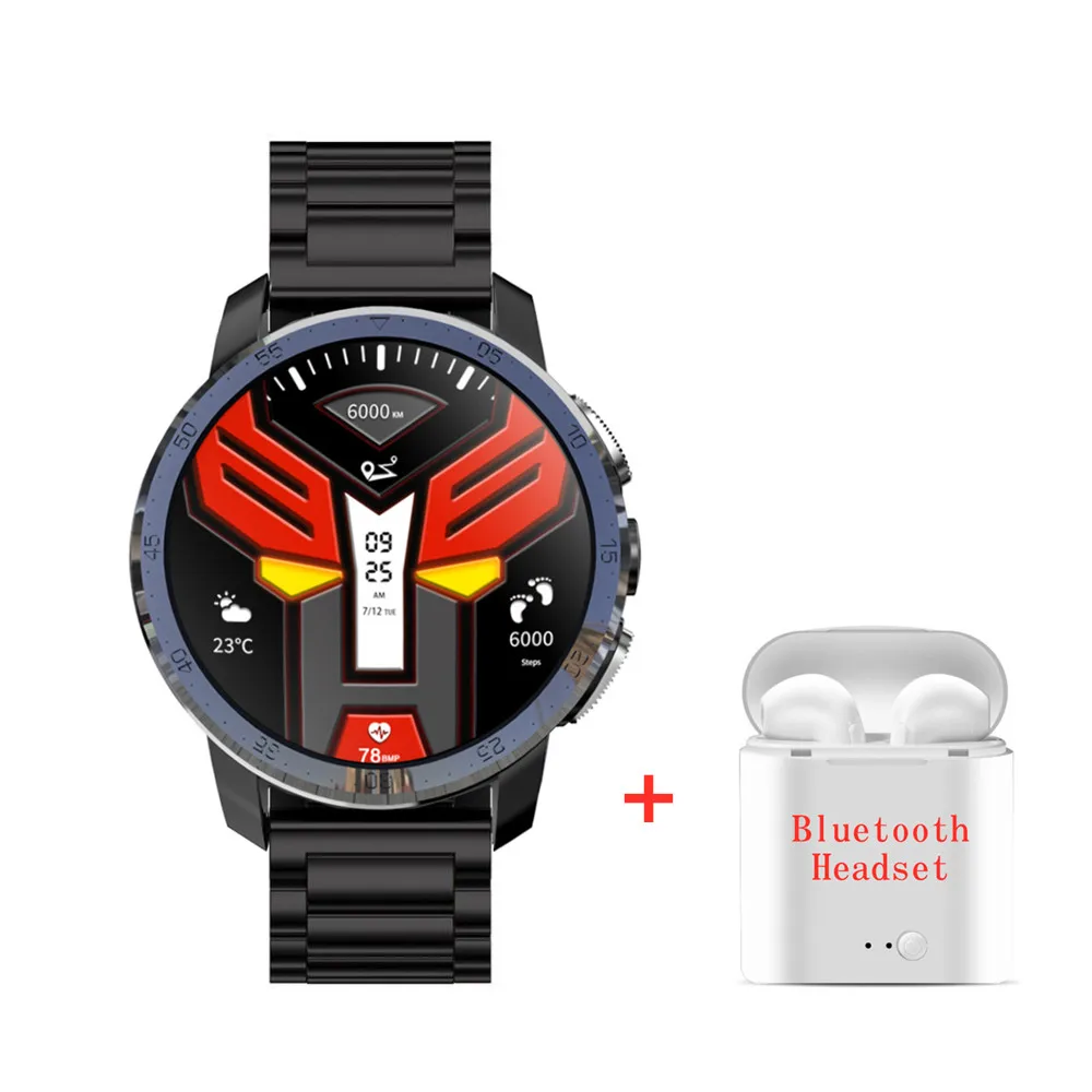 Смарт-часы KOSPET Optimus Pro, 4G, 800 мАч, в режиме ожидания, на 7 дней, МП, камера, gps, Смарт-часы, мужские, водонепроницаемые, для Android IOS - Цвет: add headset