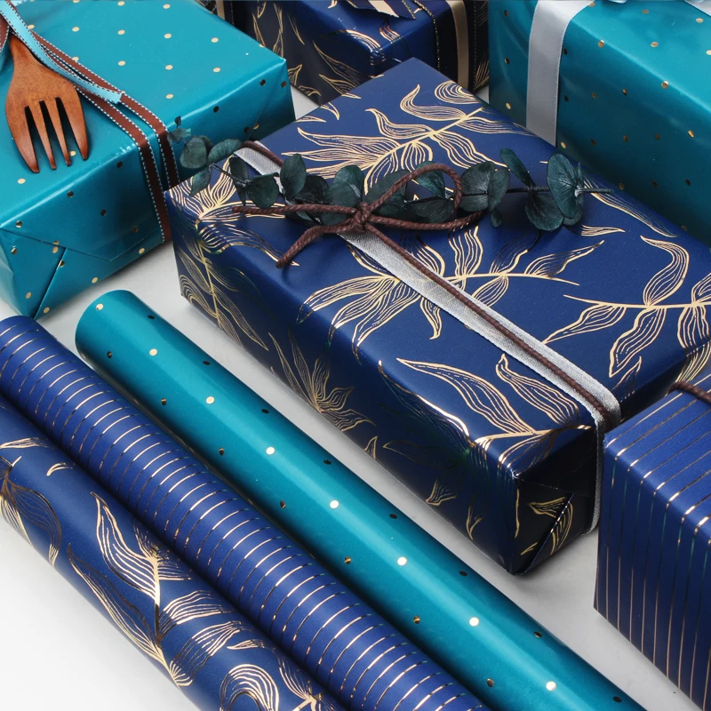 

305*76CM High Quality Wrapping Paper Birthday Festival Gift Waterproof Flower Bundle Special Colorful Smooth Handfeel Paper