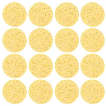 

40pcs Natural Sponge Compress Cosmetic Puff Round Facial Washing Sponge Face Care Cleansing Makeup Remover Tools A4
