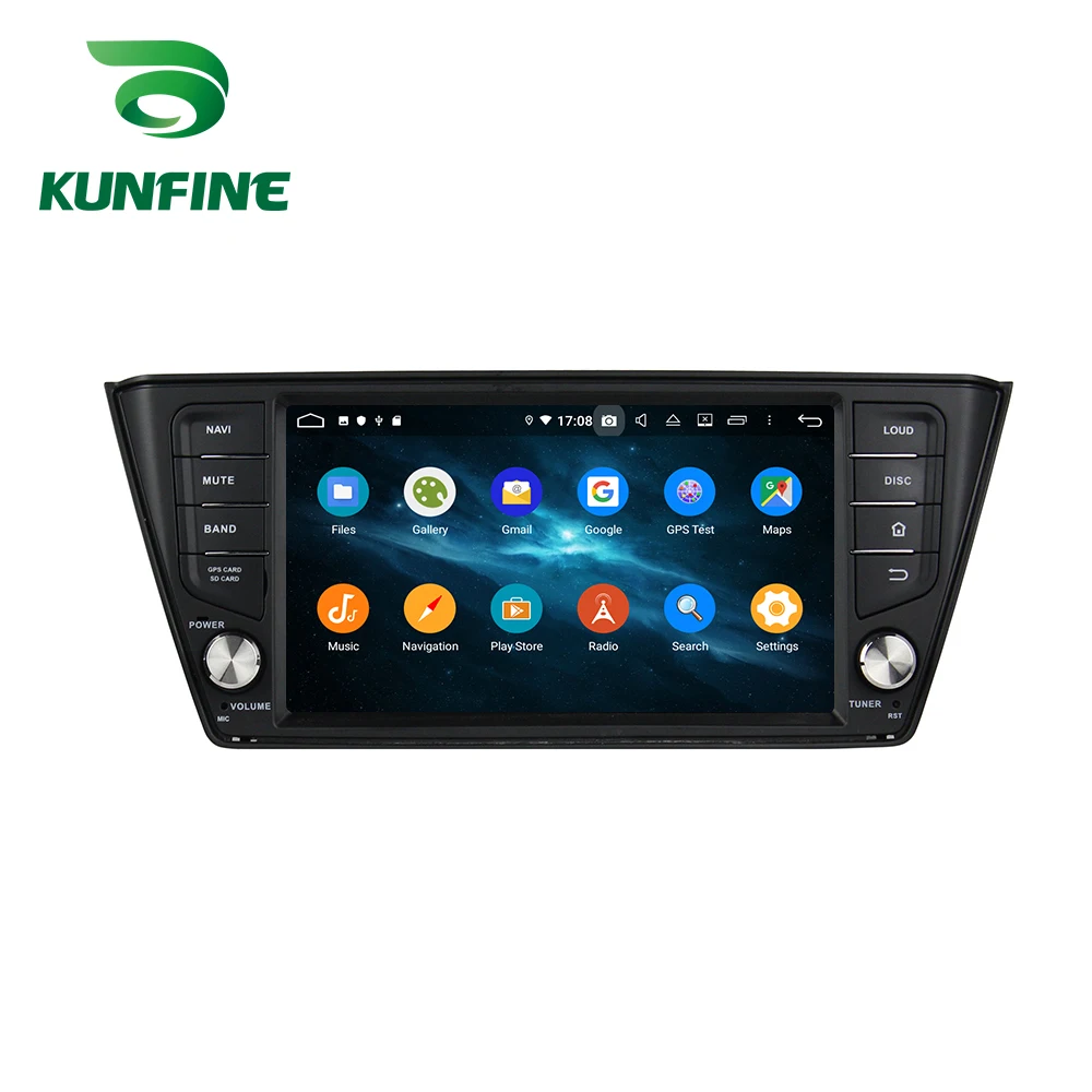 Top Android 9.0 Octa Core 4GB RAM 64GB Rom Car DVD GPS Multimedia Player Car Stereo for SKODA Fabia 2015-17 Radio Headunit WIFI 1