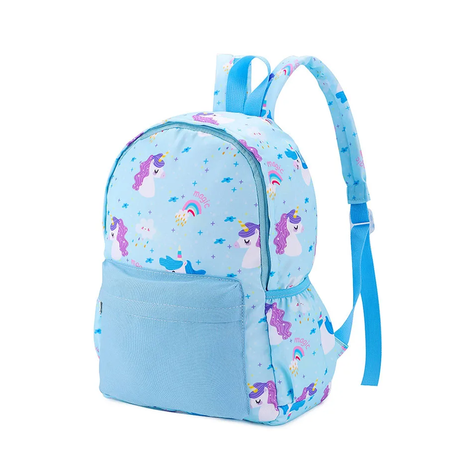 Back to School Unicorn Backpacks Children Cartoon Light Schoolbags