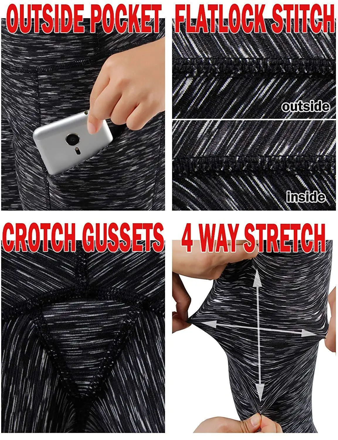 Fashion Women Casual Sport Pants Workout Gym Fitness Leggings Stretchy Sportswear Female High Waist Jogging Pants