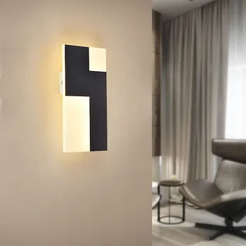 

Nordic Minimalist Wall Light Surface Mounted Dimmable Acrylic Led Wall Light Sconces 9W Corridor Hallway Bedroom Wall Lamp