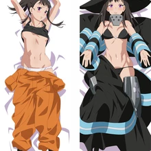 Аниме Enen no Shouboutai Dakimakura, чехол с персонажами Тамаки котацу, чехол для подушки Fire Force Maki Oze Hugs, чехол