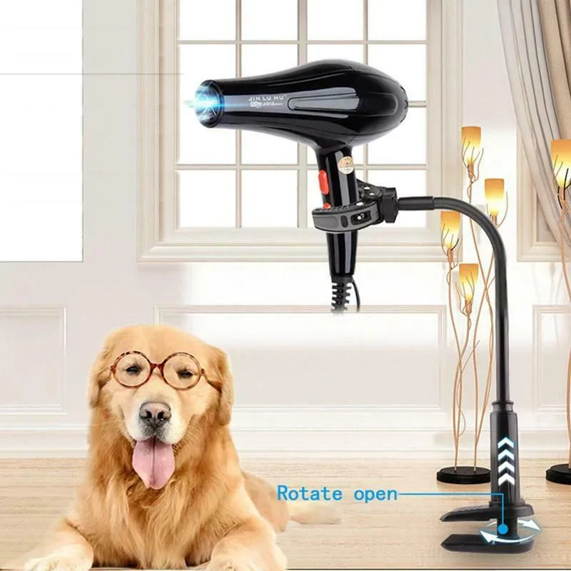 

Pet Hair Dryer Stand Fixed Bracket Holder Dog/Cat Grooming Dryer Support Frame Braces Hair Dryer Trestles Pet Care Accessories