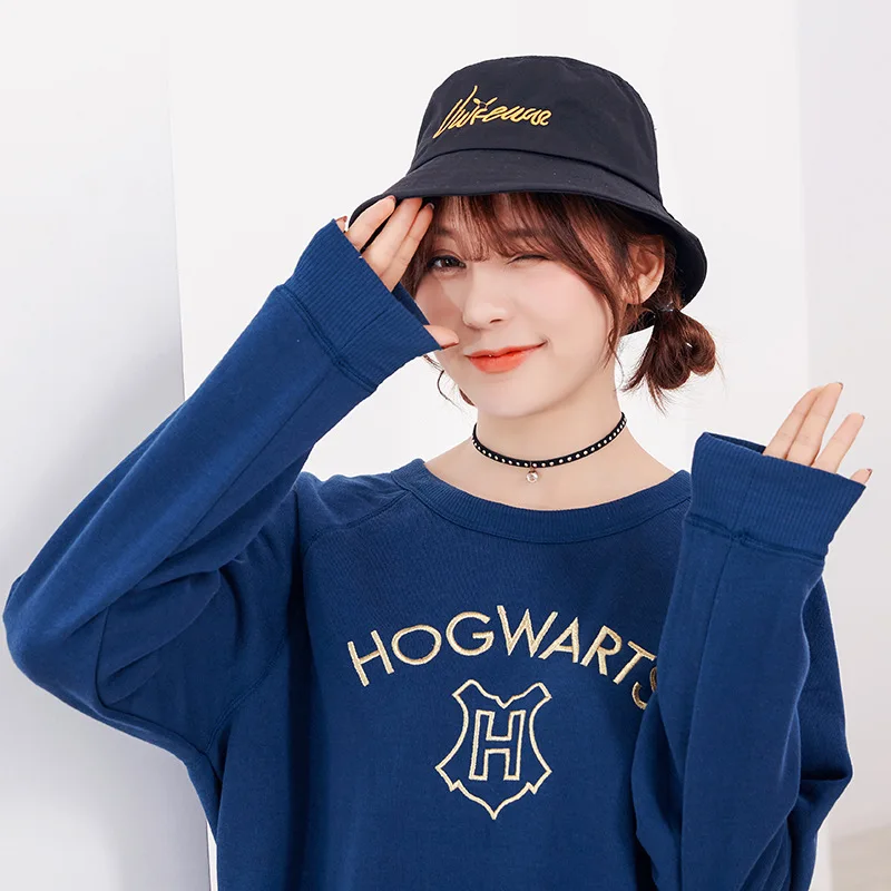 

Origional Design Dark of Big Brim Fisherman Hat Men And Women Spring And Summer Days Street Lettered Bucket Hat Unisex