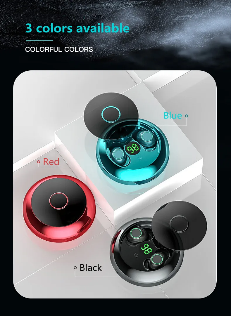 هندزفری یوفو ضد آب فول رنج Wireless HIFI LED Touch Earbuds 23 H6b2f6c1ff2b54f3bb5bd9318ee8d54c8s