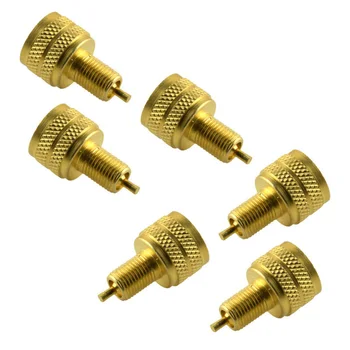 

Car Truck Valve stem Brass Bore Reducer Adapter External Brass + Rubber 6PCS