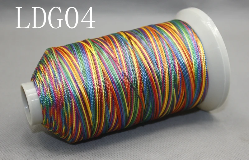 15 стойки raibow цвет ткачество веревки, красивые нити для вышивания швейные нитки линии нити для ручного узелка