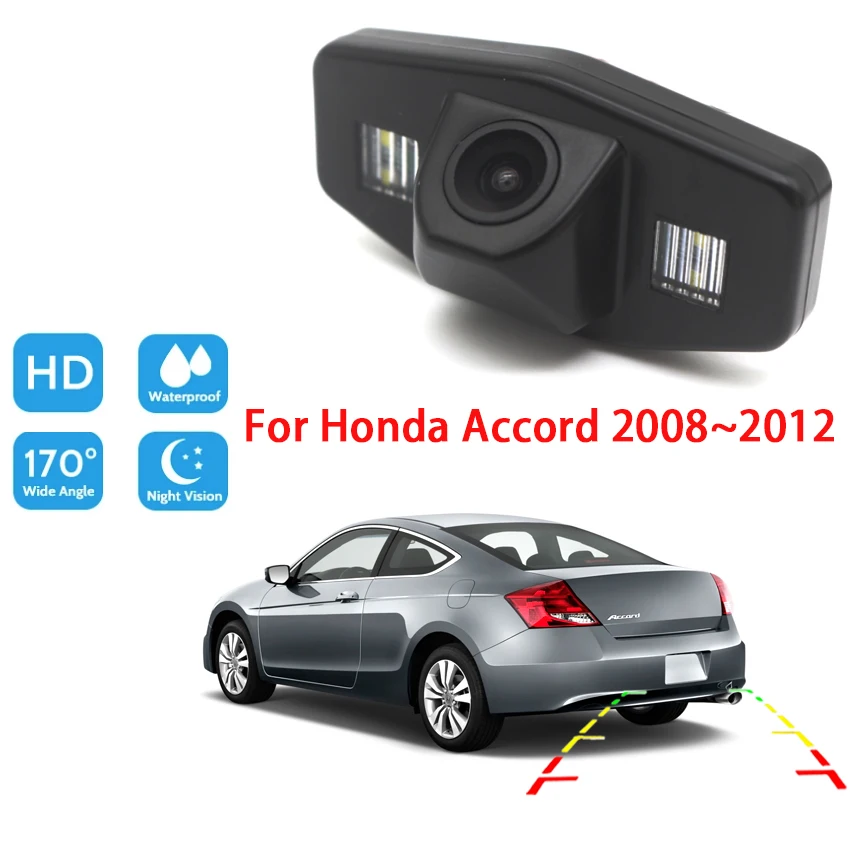 Для Honda Accord 2008 2009 2010 2011 2012 CCD Full HD Автомобильный обратный резервный парковочная