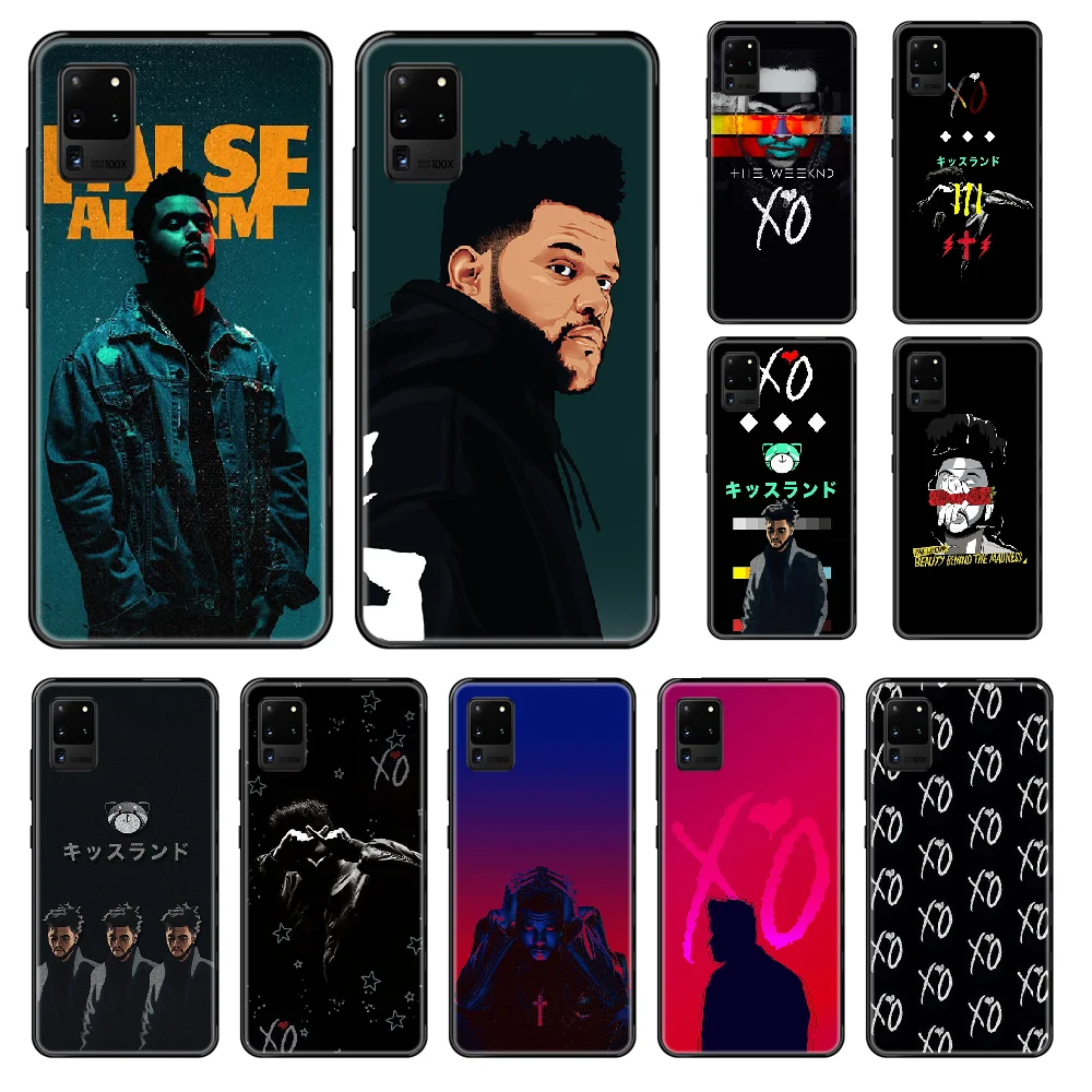 Чехол для телефона Weeknd XO Samsung Galaxy S 3 4 5 6 7 8 9 10 Plus Lite Edge черный мягкий чехол из ТПУ