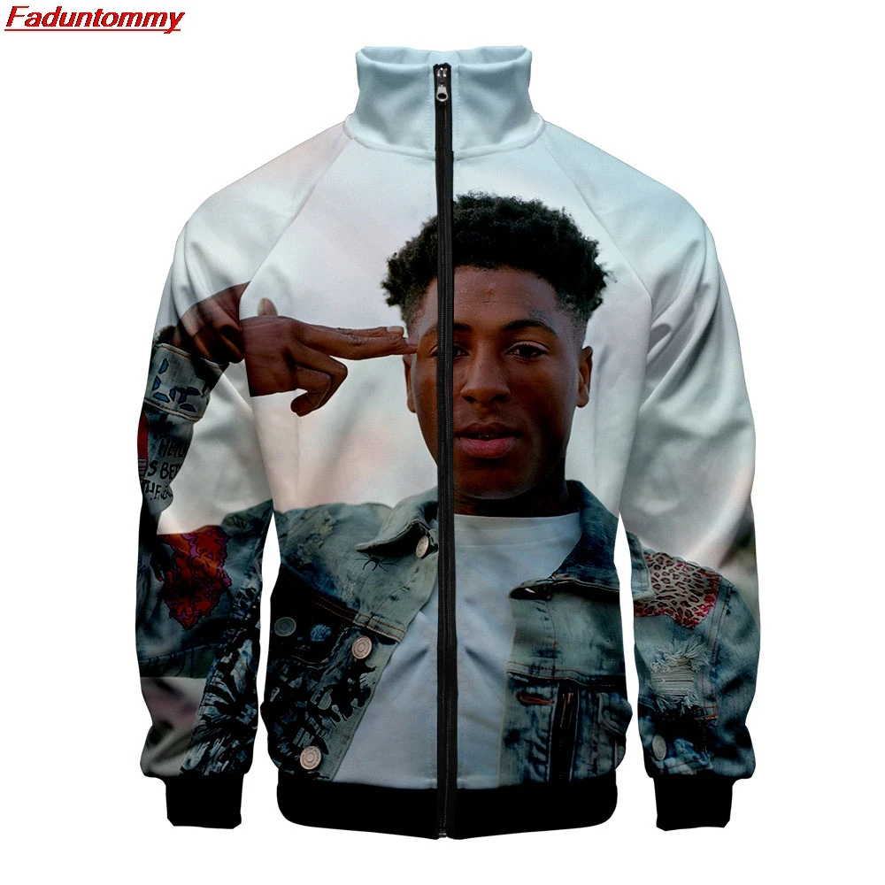YoungBoy Never Broke снова 3D стиль приталенная ветровка мужская молния модная трендовая Повседневная куртка ветровка