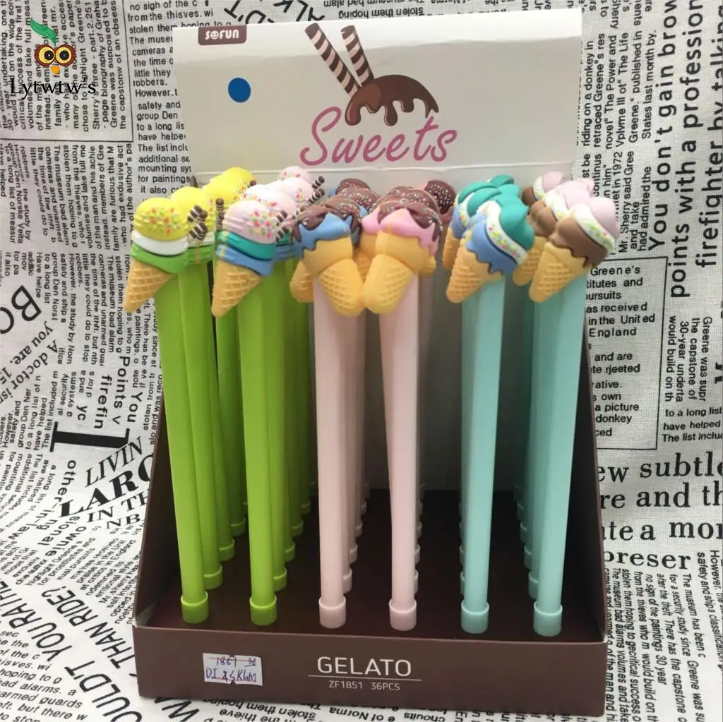 1 шт. милые гелевая ручка канцелярские принадлежности Школьные офисные Kawaii Ручки