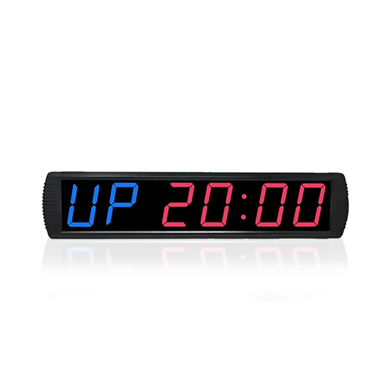 BIg Precision 16 Inch Digital LED Wall Clock Home Gym Seconds Circle Countdown 
