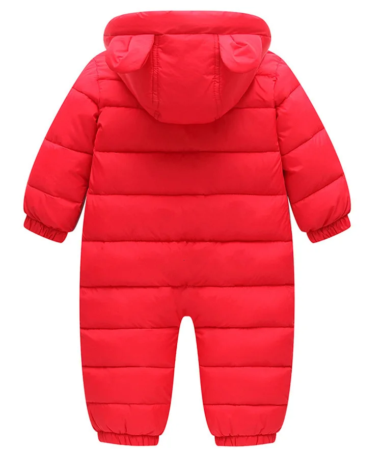 Snowsuit Baby clothes Snow wear Cotton Padded One Piece Warm Outerwear Overalls Romper Kids Winter Jumpsuit Newborn Parkas