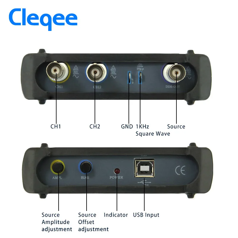 US $110.00 ISDS220B DoublePass Digital Virtual PC USB Oscilloscope DDS Function Bandwidth 60M 200M Sampling 2 Channels