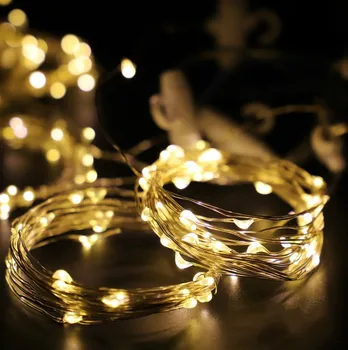 

USB 3*3m 300 lights copper wire curtain lights Christmas party wedding decorations room decorative light string with hook