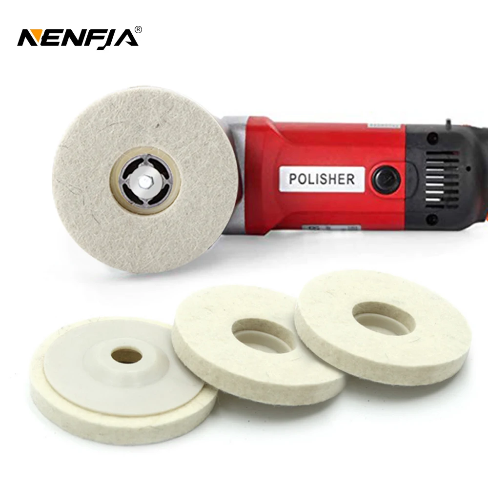 Details about   Lot 10pcs Wool Wheel Polishing Buffer Buffing Brush Polisher Drill Accessory Kit 