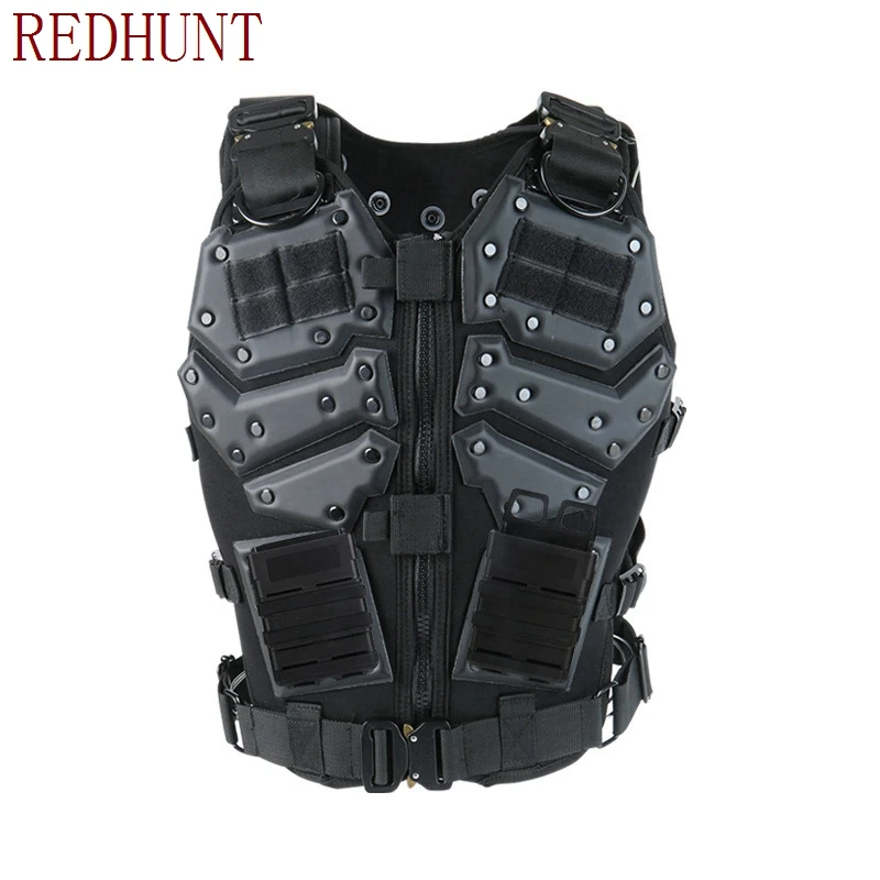 New Outdoor Tactical Vest Hunting Military with 5.56 Magazine Pouches CS Paintball Protective Waistcoat Body Armor | Спорт и