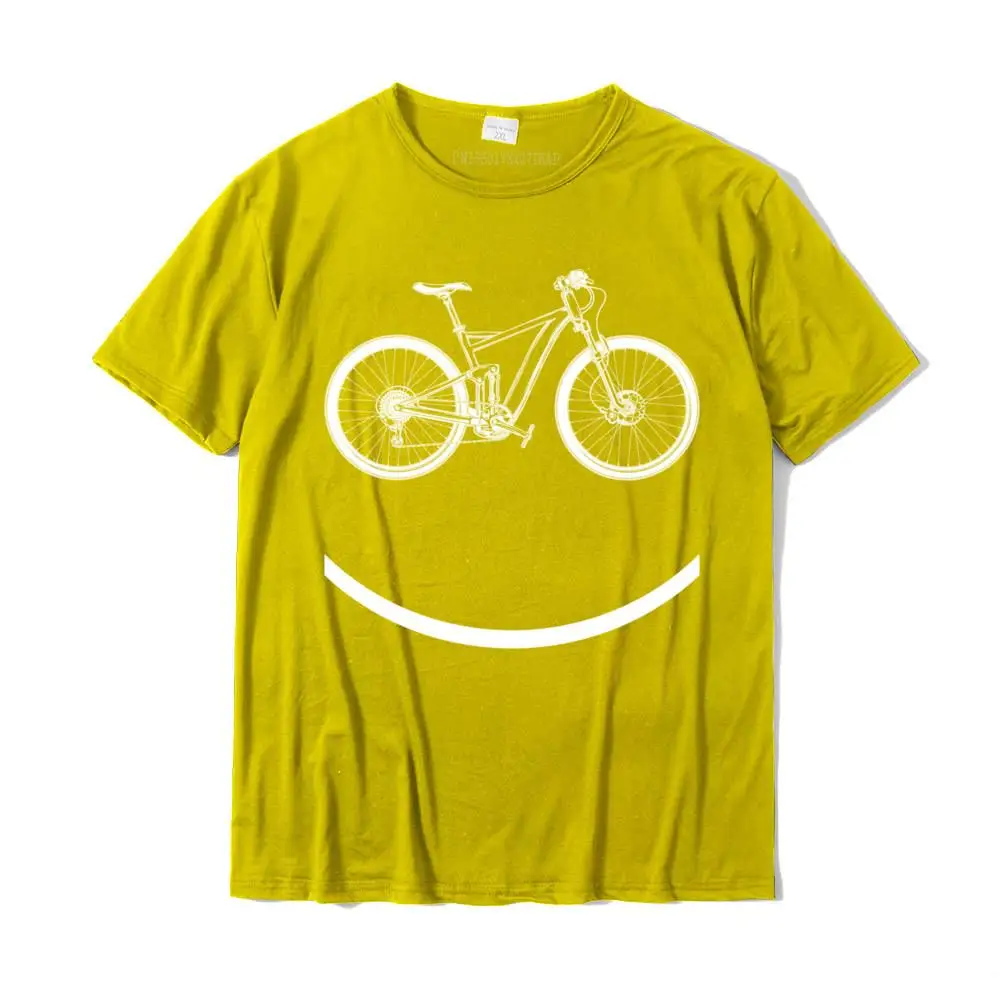 Fitness Tight Birthday Men T-Shirt 2021 Hot Sale Summer Fall Short Sleeve O-Neck Pure Cotton Tops & Tees Design Tops T Shirt Bike Smiley Face MTB Cycling Pullover Hoodie__MZ22380 yellow