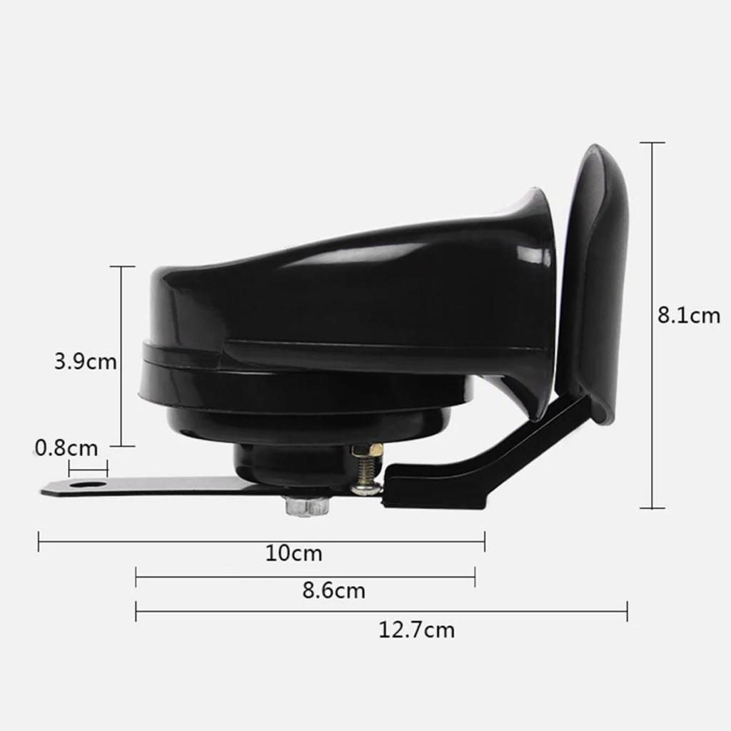 110dB Motorcycle Electric Escalation Snail Air Horn Universal