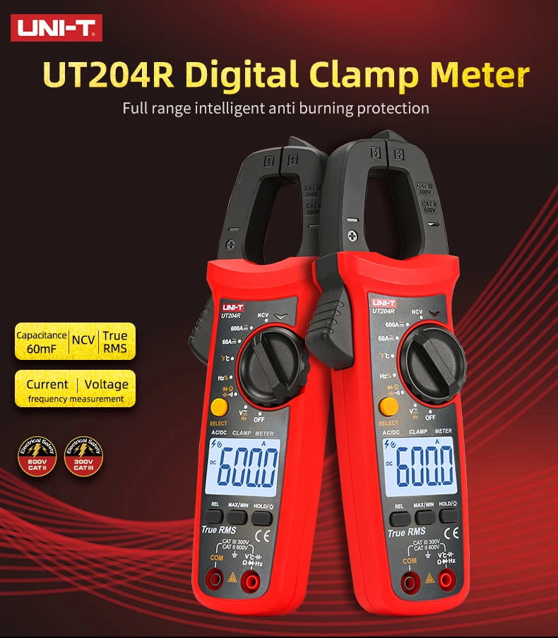 frequência de voltagem, ut202f, ut204r, ac dc