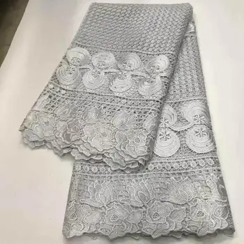 

Latest African Cord Lace Fabric 2020 High Quality Guipure Cord Water Soluble Lace For Soft Skin Wedding Sewing GG8-74