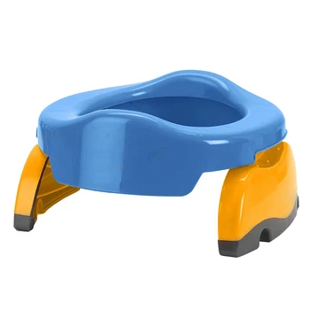 

Baby Toilet Seat Trainer Portable Baby Indoor Baby Travel Potty Rings for Kids(Blue)