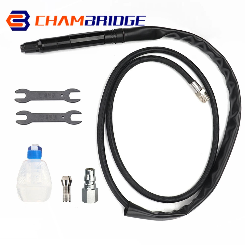 75.000 U/min Druckluft-Stiftschleifer, professioneller 1/8'' Pneumatik-Mikroschleifer zum Polieren, Gravieren und Schleifen, Druckluft-Kit – Detail 8