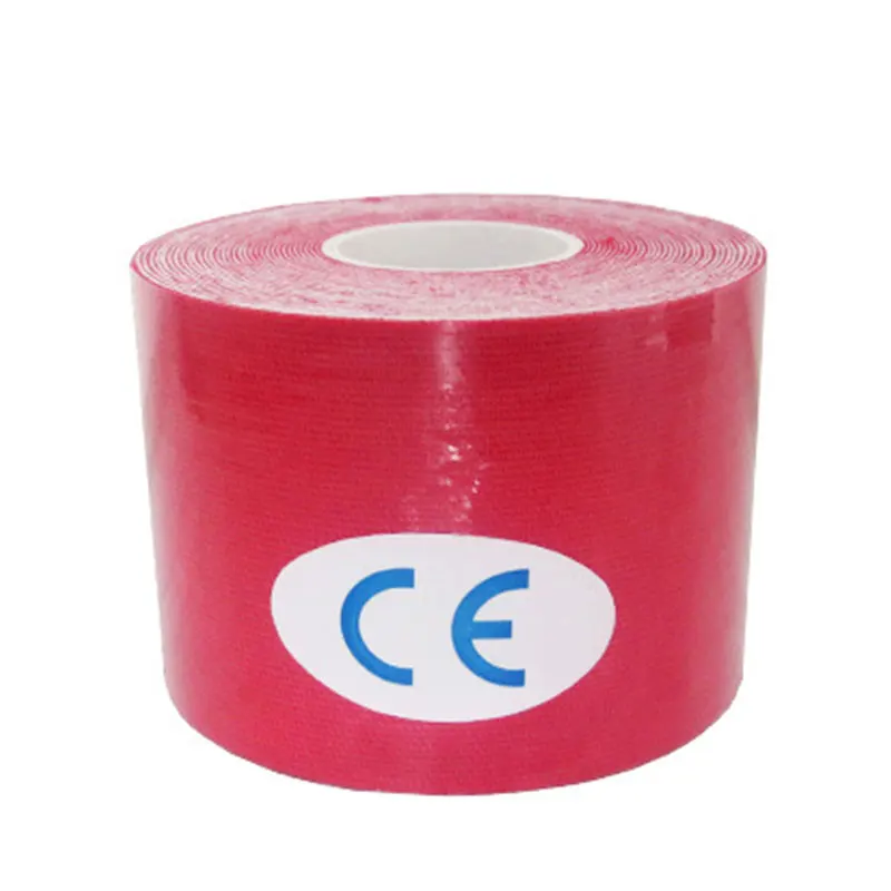 Taping Muscular Kinesiological Tape Therapy Stickers Cotton 3.8cm5m Multi-Color - Цвет: Red