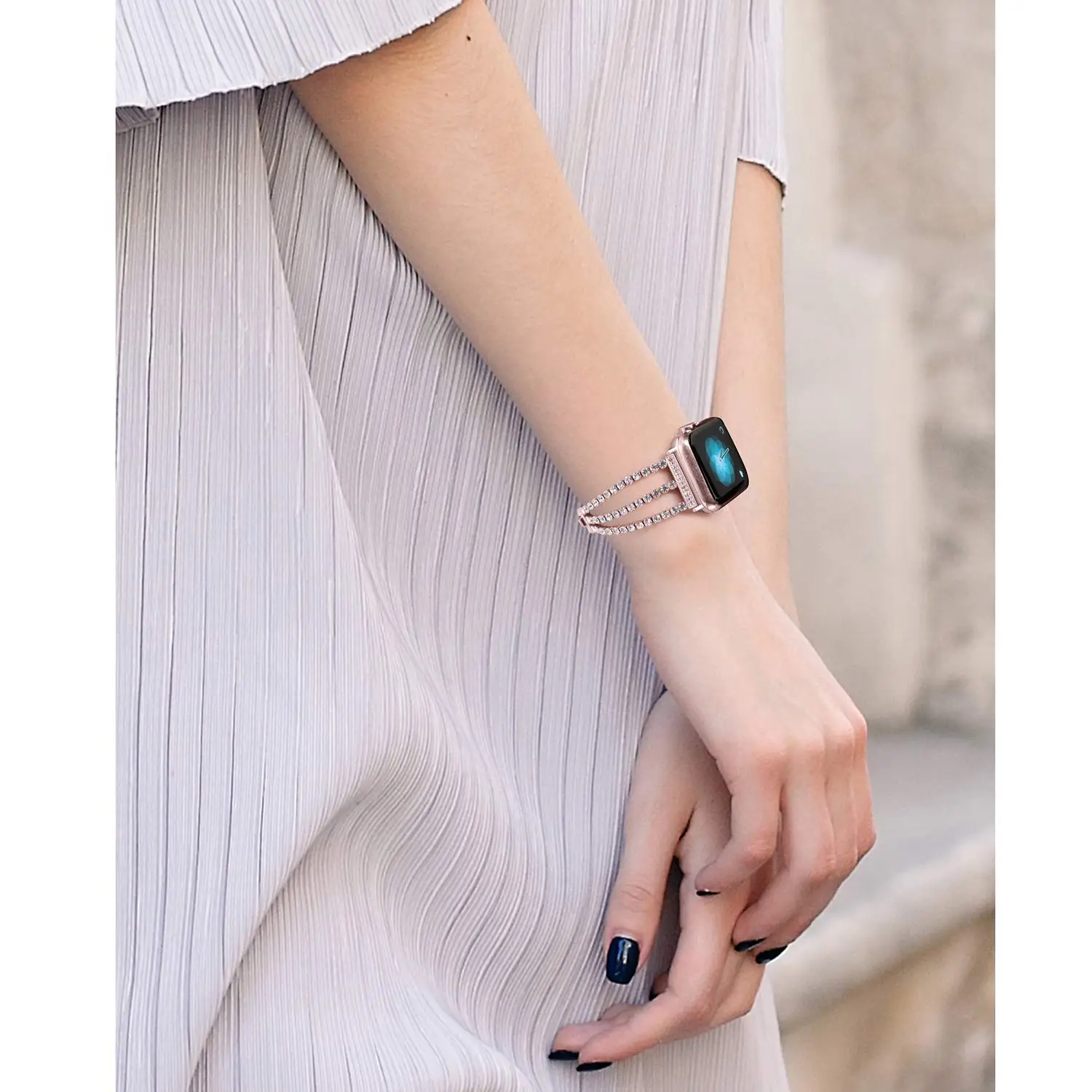 chain Steel Watch Strap For Apple Watch 6 5 4 SE 3 2 Band 38mm 42mm steel Bracelet Sport Band for iWatch series 4/3 40mm 44mm chain Steel Watch Strap For Apple Watch 6 5 4 SE 3 2 Band 38mm 42mm steel Bracelet Sport Band for iWatch series 4/3 40mm 44mm