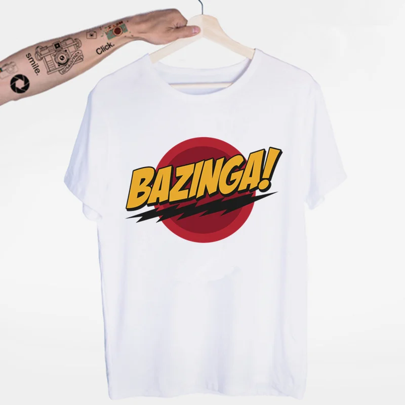 The Big Bang Theory bazinga футболка sheldon с круглым вырезом и короткими рукавами Летняя Повседневная модная футболка унисекс для мужчин и женщин