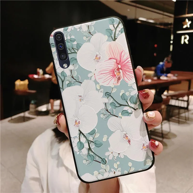 Объемный цветок силиконовый чехол из термопластичного полиуретана для samsung galaxy j4 j6 j8 a10 a20 a30 a40 a50 a70 s8 s9 s10 плюс s10e a6 a8 a7 Примечание 8 9 чехол
