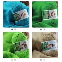 10pcs 500g Natural Bamboo Cotton Yarn Soft Crochet Yarn Crochet For knitting Wool Children Hand Knitting DIY Thread 2