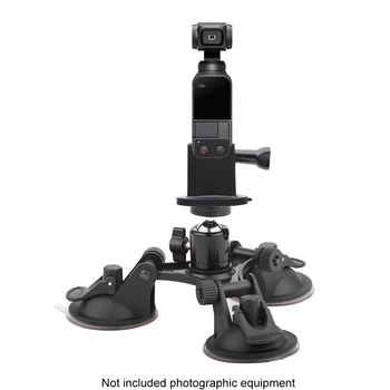 

Multifunctional Car Suction Cup Free Adjustment Base Adapter Set Quick Install Tripods Professional Stable For OSMO Pocket