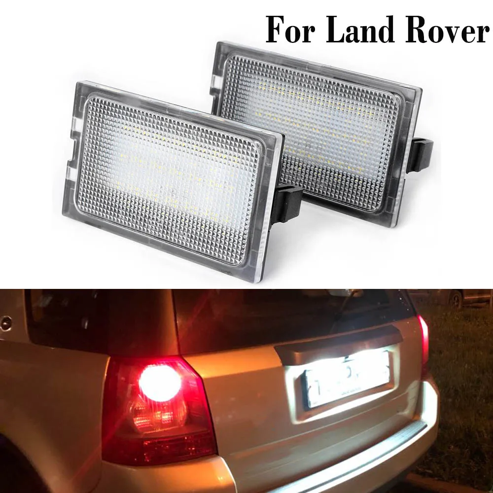 2 предмета светодиодный 12V автомобильный номерной знак светильник для Land Rover Discovery