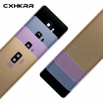 

10PCS Glass Door Rear Battery Cover For Samsung S6 S6edge plus S9 S9plus S10 S10e S10 Plus Rear Battery Cover Housing+Camera Len