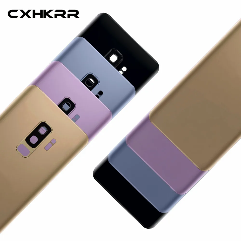 Стеклянная Крышка батарейного отсека для Samsung S6 S6edge plus S9 S9plus S10 S10e Plus 10 шт. задняя